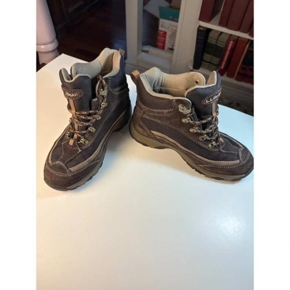 LL‎ BEAN Women Tek 2.5 waterproof Primasoft Hiking Boots activewear 6.5 M